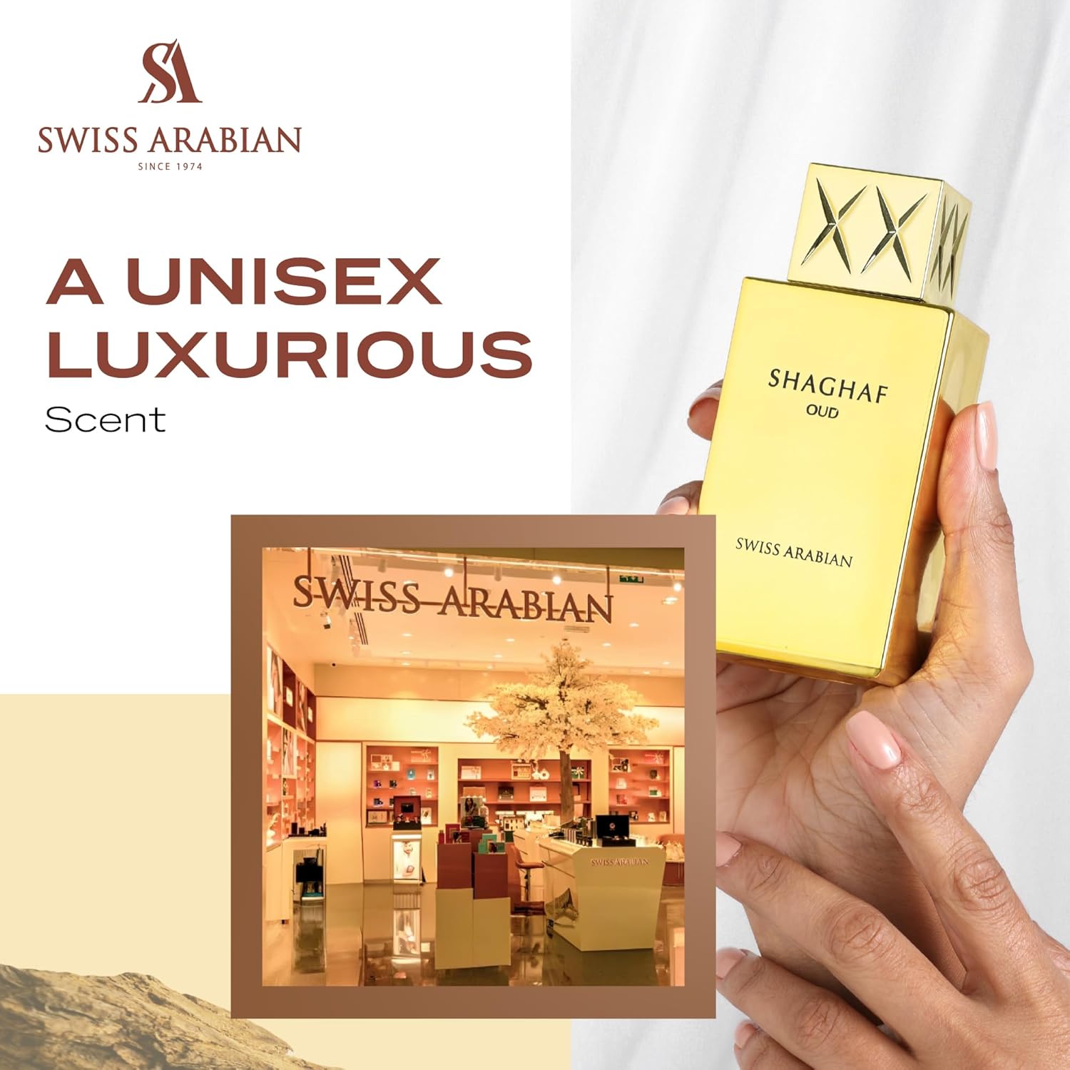 Swiss Arabian Shaghaf Oud Eau de Parfum, 75ml